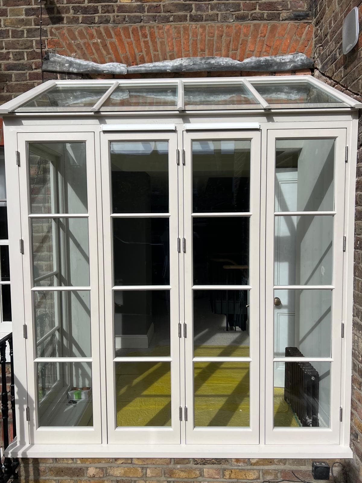 Restored sash windows at 9 The Mount
