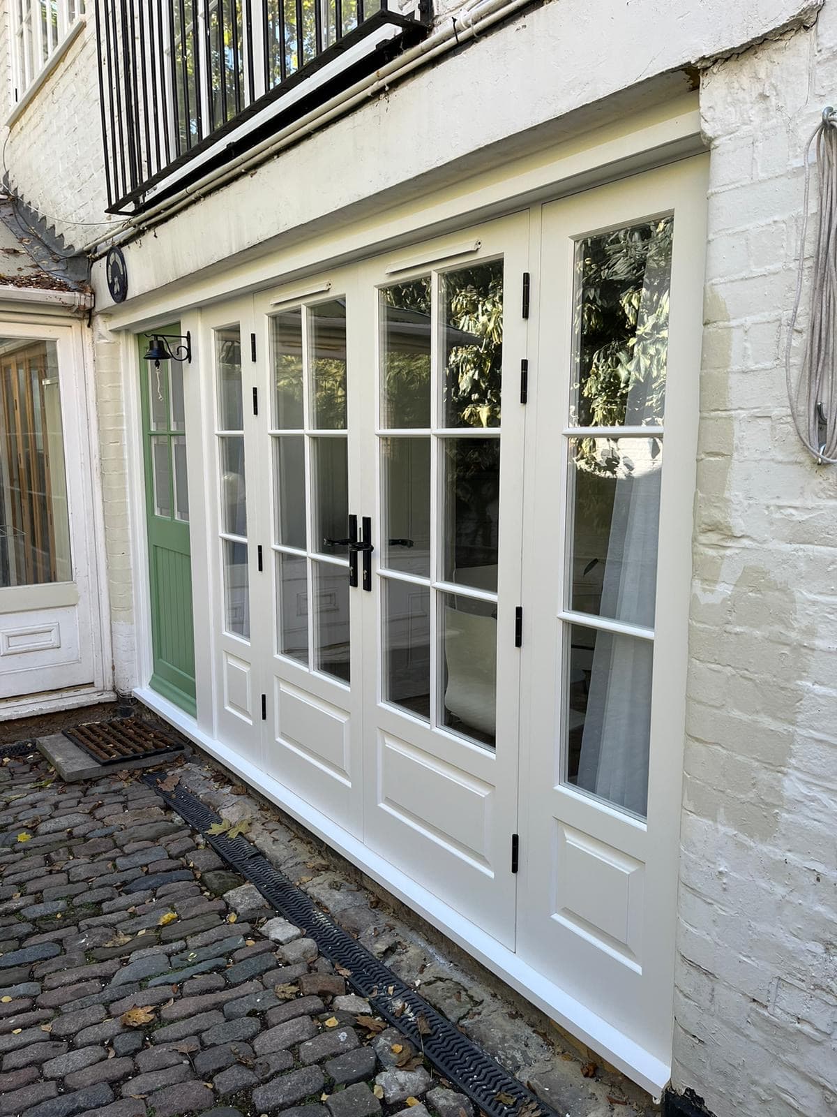 A London terrace assessed for sash window restoration